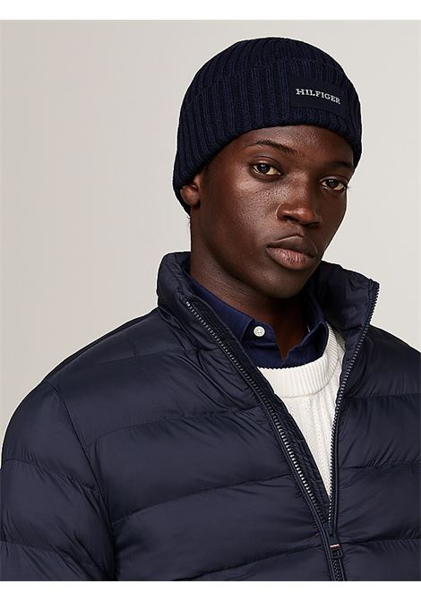 Berretto Hilfiger Monotype a coste con lana TOMMY HILFIGER | AM0AM12752DW6